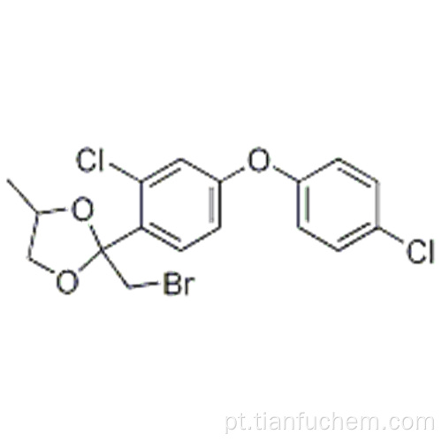 2- (BROMOMETIL) -2- [2-CLORO-4- (4- CLOROFENOXI) FENIL] -4-METIL-1,3-DIOXOLANO CAS 873012-43-2